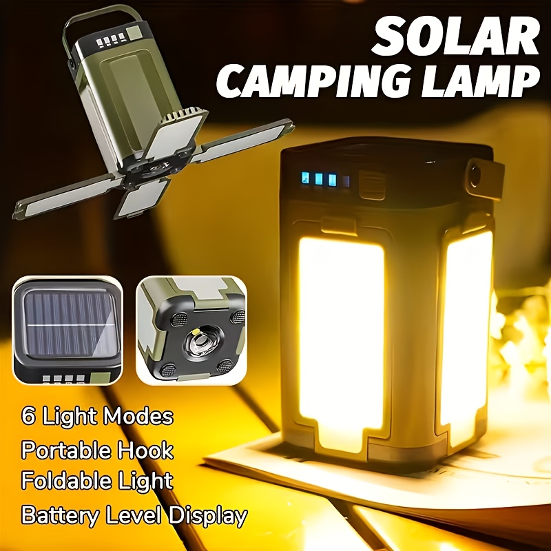 Power Outdoor - Güneş Enerjili Taşınabilir Kamp Lambası Güneş