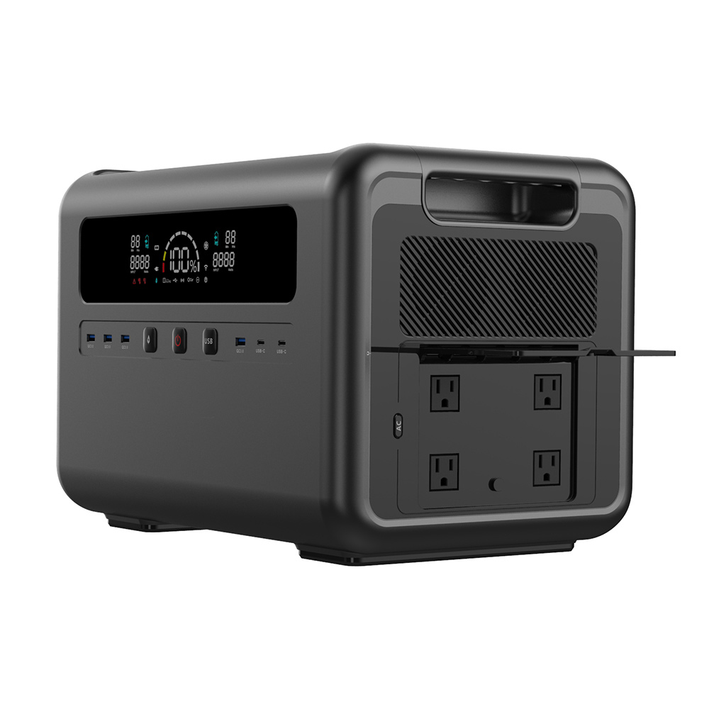 Outdoor Power Station - 2400W Güneş Enerjili Jeneratör, Evde Yedek