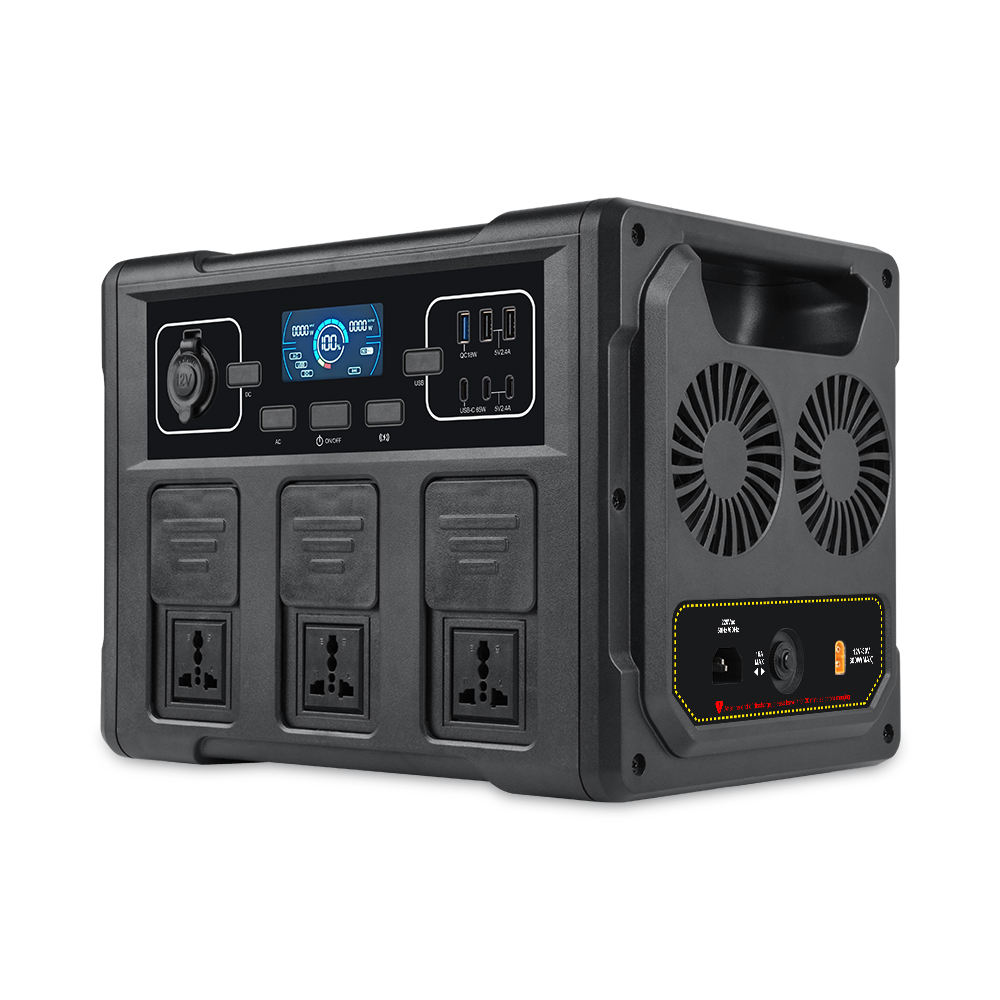 Outdoor Power Station - 1200W Taşınabilir Güneş Enerjisi Jeneratörü, LiFePO4