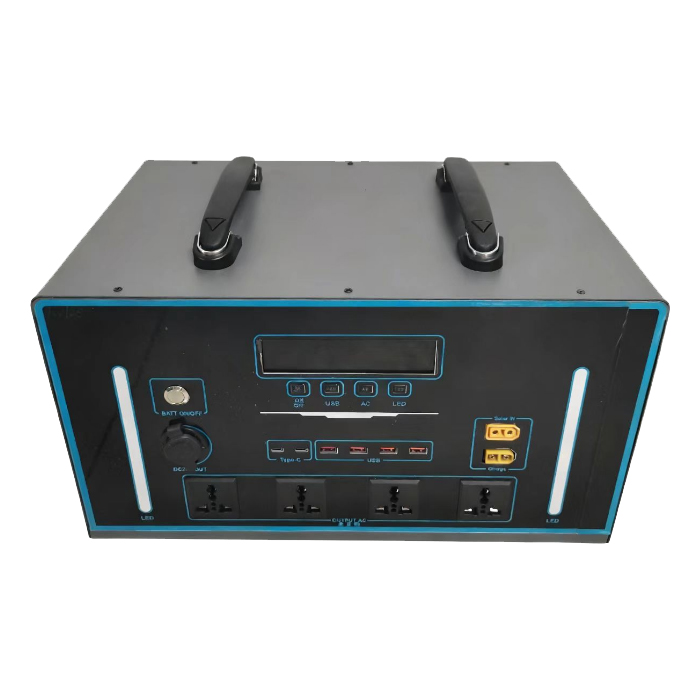 Outdoor Power Station - AC 2000w 2500w Lifepo4 Pil MPPT