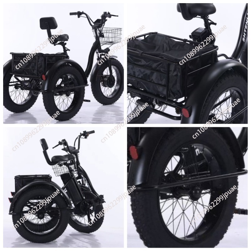 Outdoor Power And Pedal - 20 İnç Şişman Lastikli Elektrikli Üç