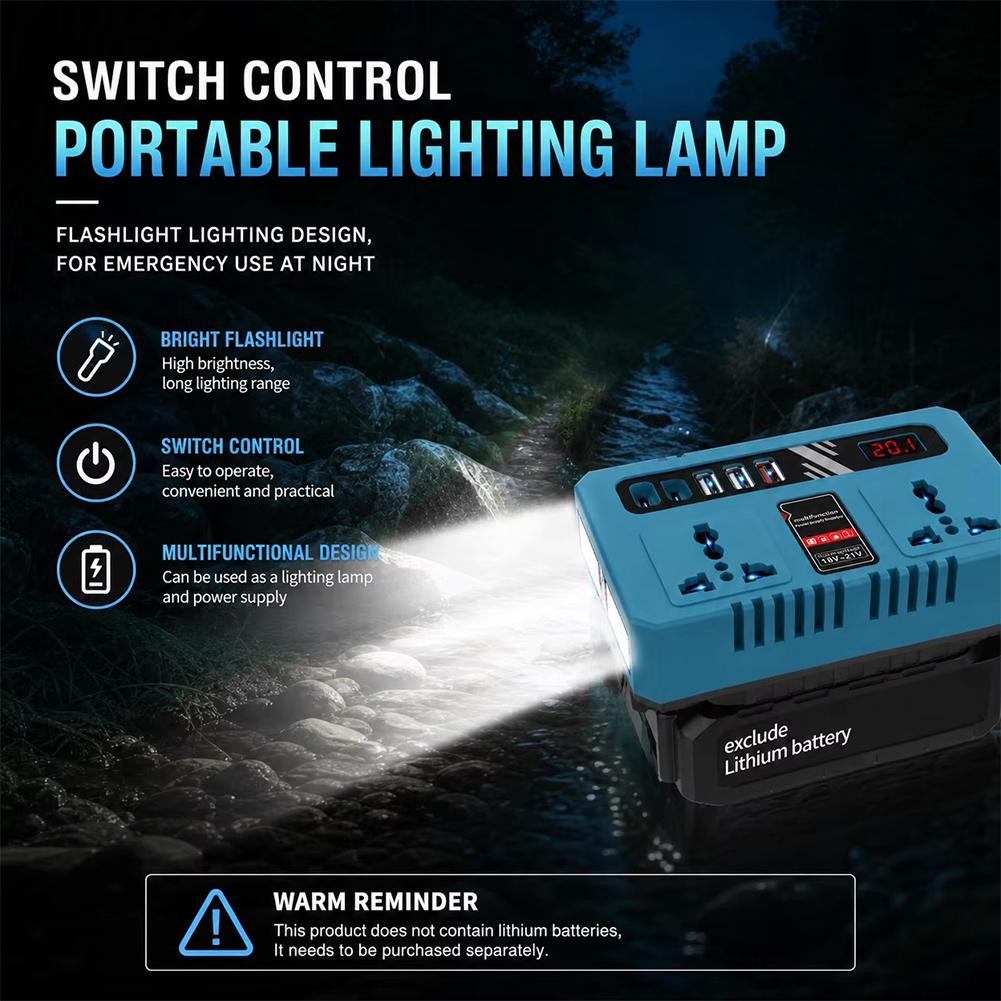 Lityum Pil Güç İnvertörü 200W  - Outdoor Power Adapter Usb incelemesi ve fiyatı